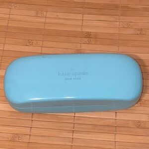 Kate Spade Tiffany Blue Eye Glasses Hard Cover Case EUC